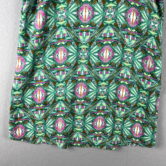 Buddy Love Florence Dress Womens Small Geometric Patterned Colorful Flowy Artsy - Picture 3 of 14